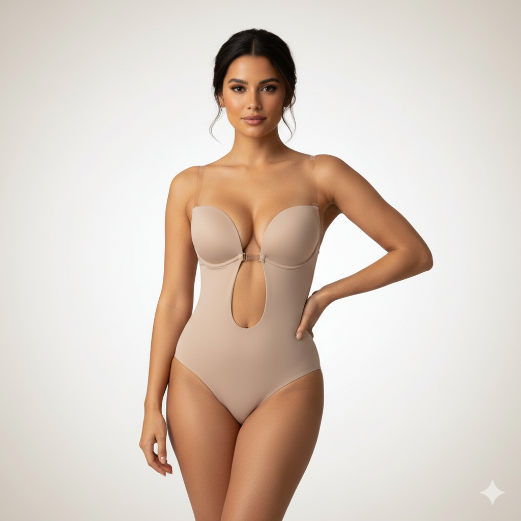 Body Moldeador Para Ropa Con Escote