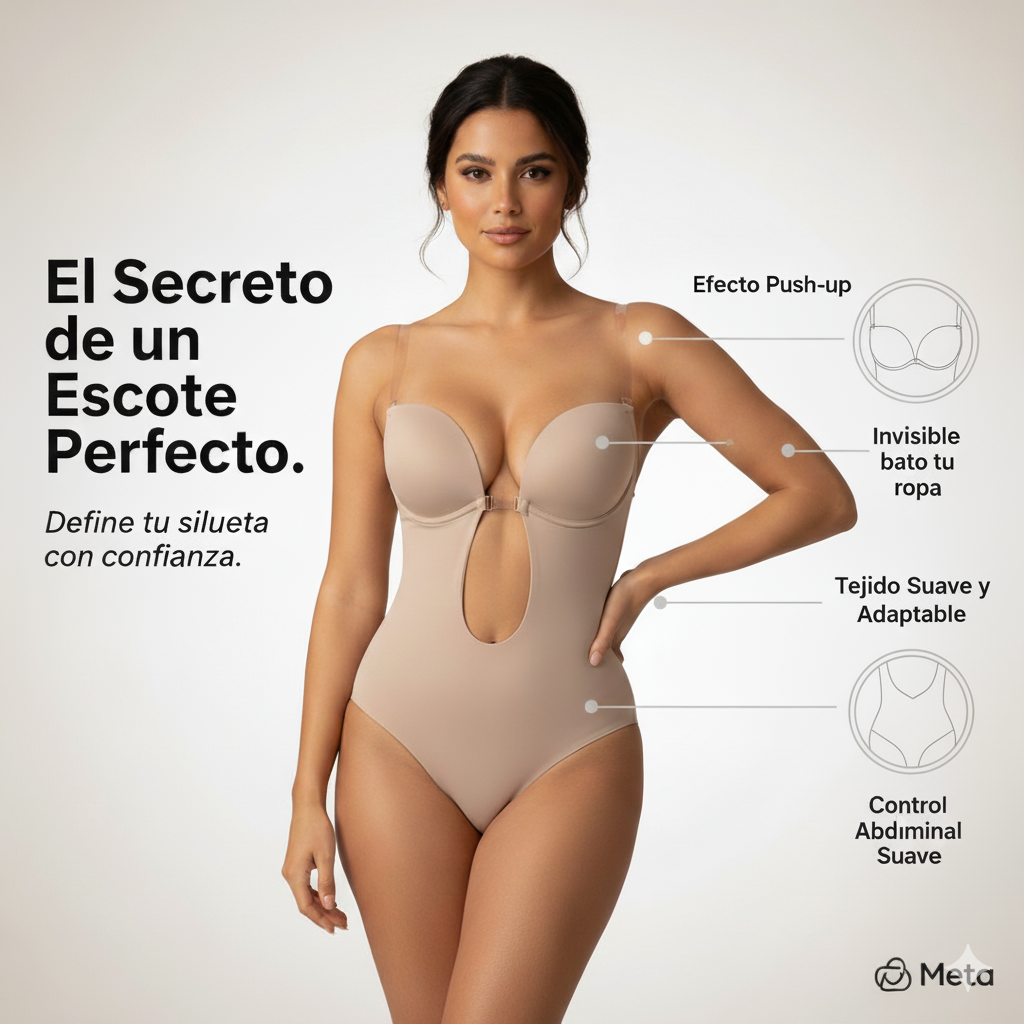 Body Moldeador Para Ropa Con Escote