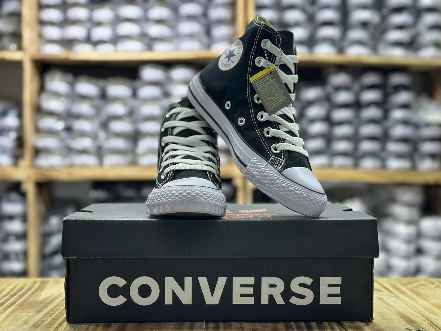 Converse bota clásica negra